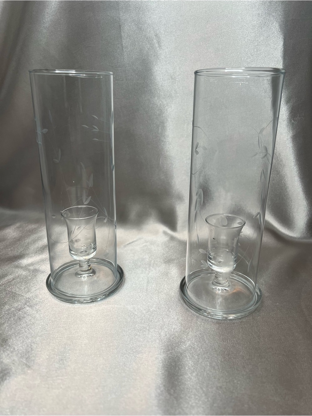 Princess House Heritage collection #428 Hurricane Candle Lamps